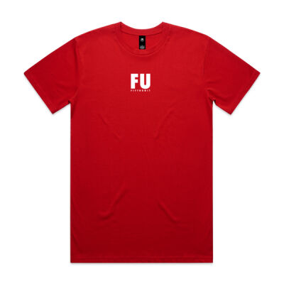 WHITE 'FU' T- SHIRT - AS COLOUR Thumbnail