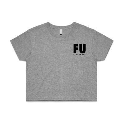 'FU' LADIES CROP-TOP - AS COLOUR Thumbnail